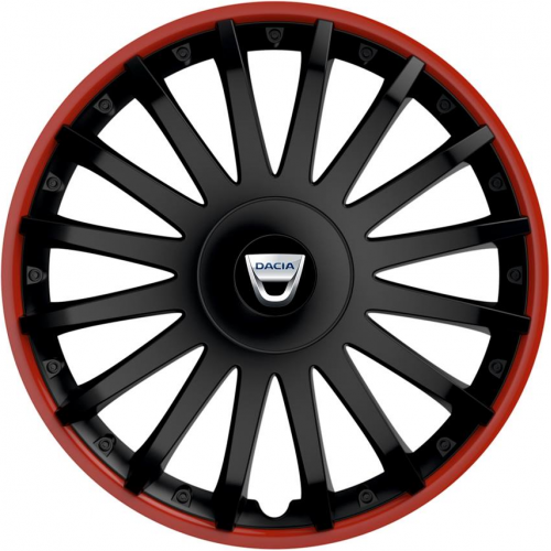 KRYTY KOLIES PRE DACIA 15" CRYSTAL black 4ks